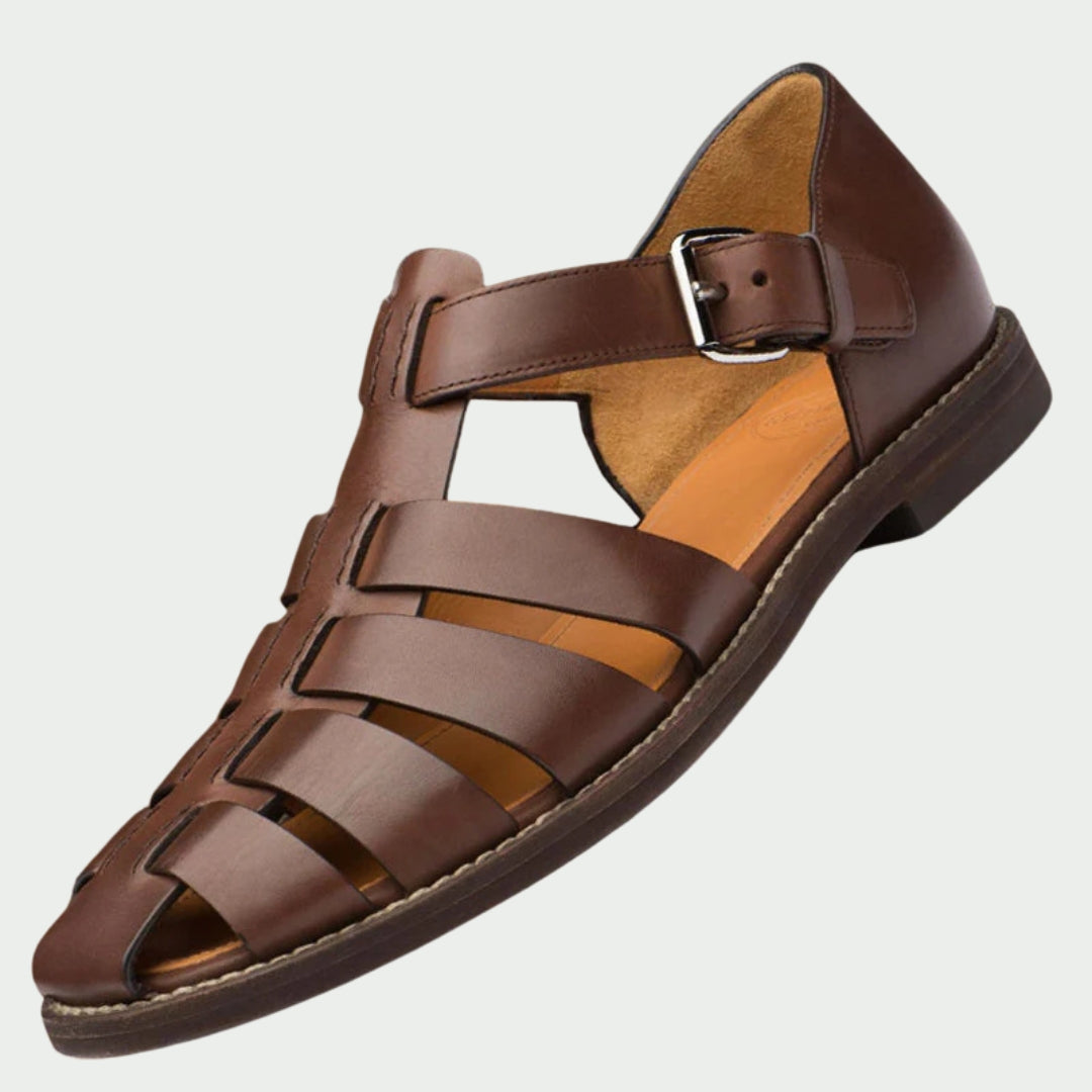ANNA | COMFORTABELE ANTI-SLIP LEREN SANDALEN
