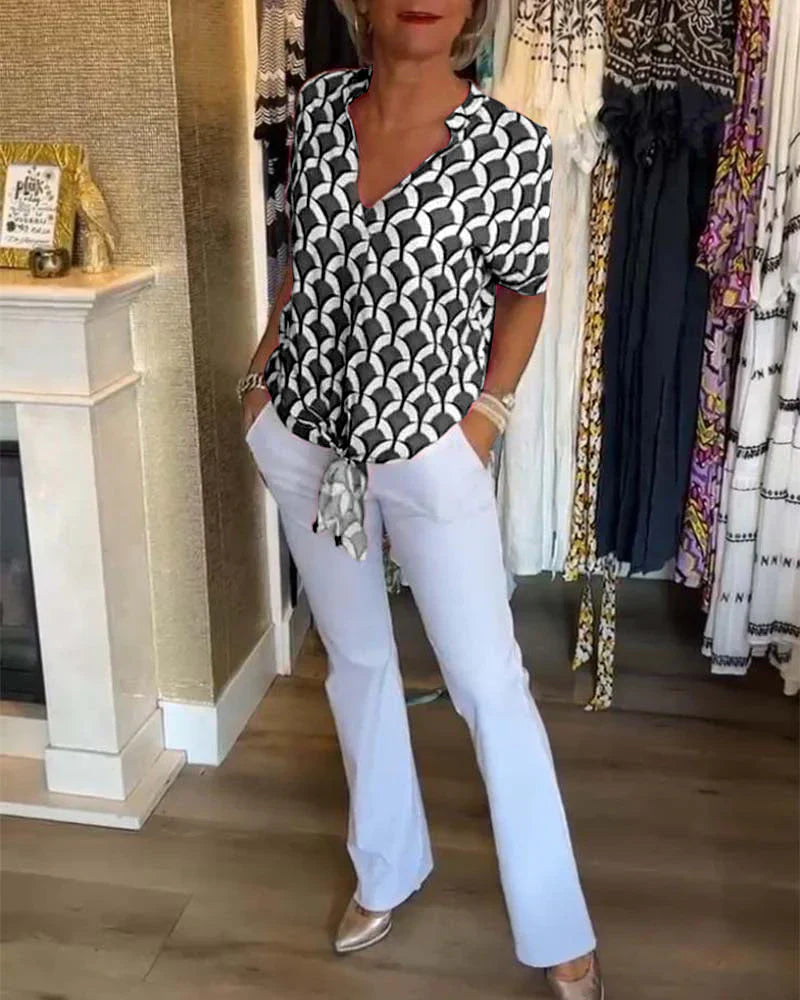LEONTINE | ELEGANTE ZOMERBLOUSE