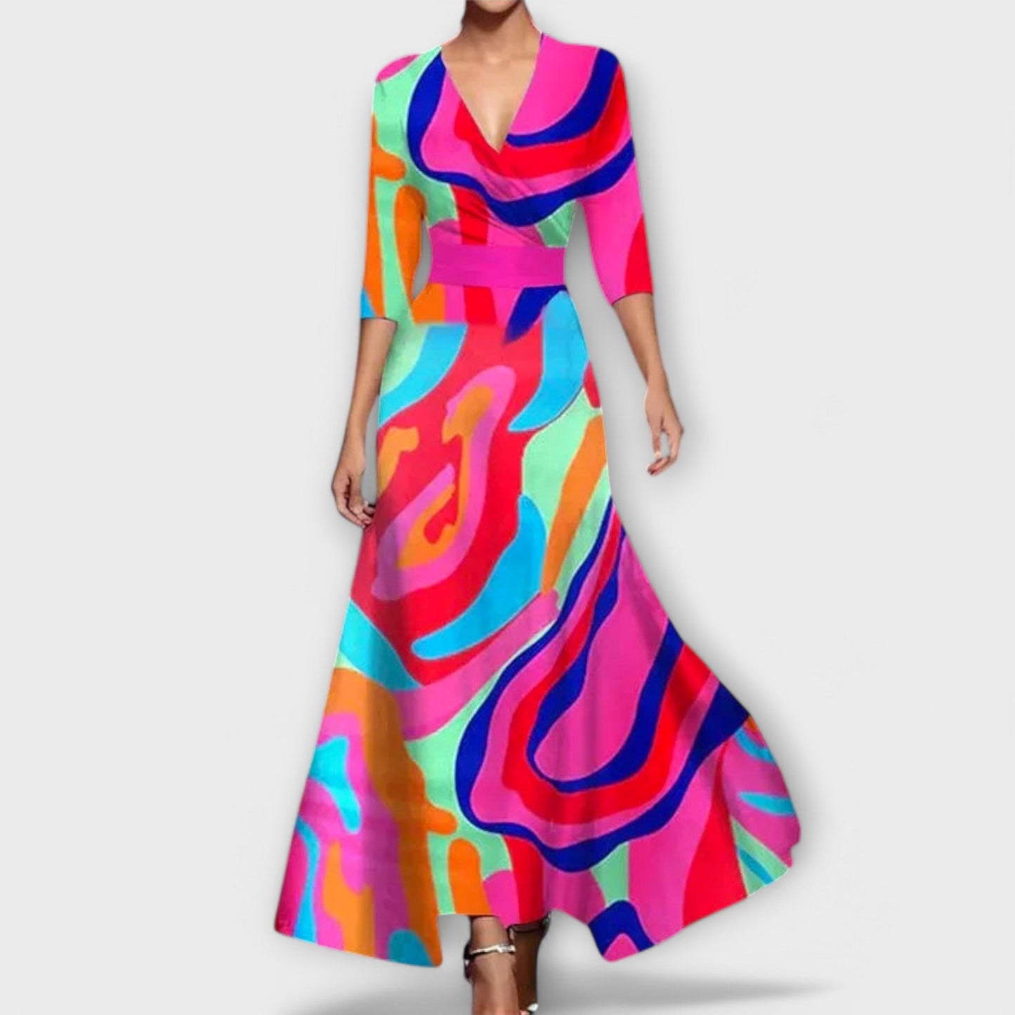 ALMA | ELEGANTE MOUWEN DESIGN DAMES JURK