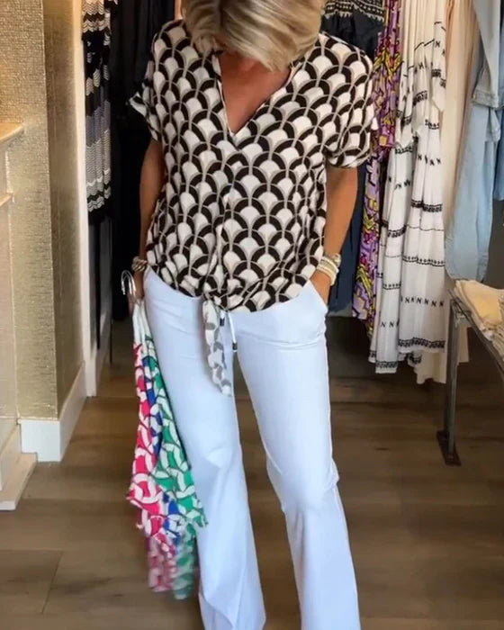 LEONTINE | ELEGANTE ZOMERBLOUSE