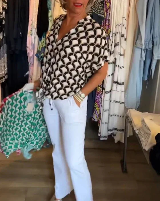 LEONTINE | ELEGANTE ZOMERBLOUSE