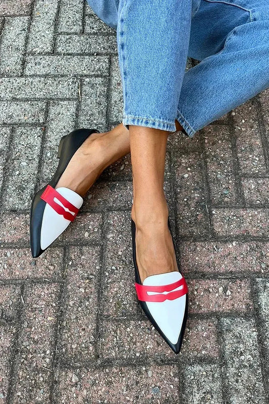 ILSE | PATCHWORK LOAFERS MET COLOURBLOCK GESP