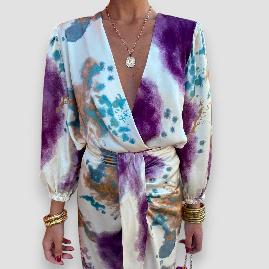LARISSA | VIOLET V-HALS JURK