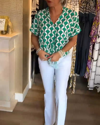 LEONTINE | ELEGANTE ZOMERBLOUSE