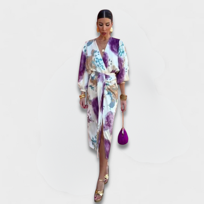 LARISSA | VIOLET V-HALS JURK