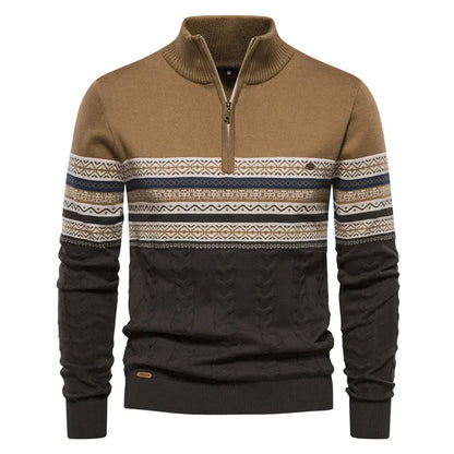 JASPER | FAIR ISLE TRUI MET HALVE RITS