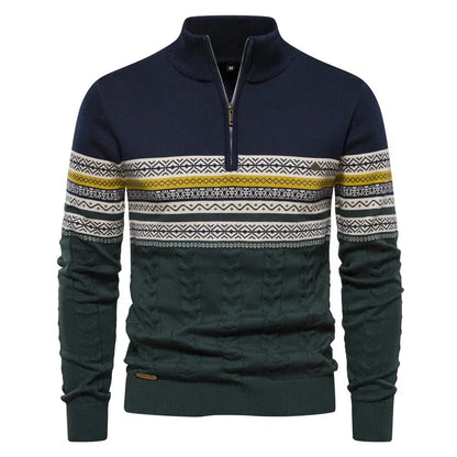 JASPER | FAIR ISLE TRUI MET HALVE RITS