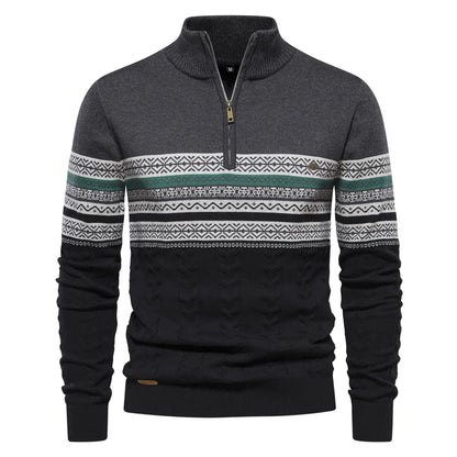 JASPER | FAIR ISLE TRUI MET HALVE RITS